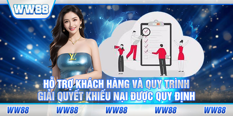 Hỗ trợ khách hàng và quy trình giải quyết khiếu nại được quy định