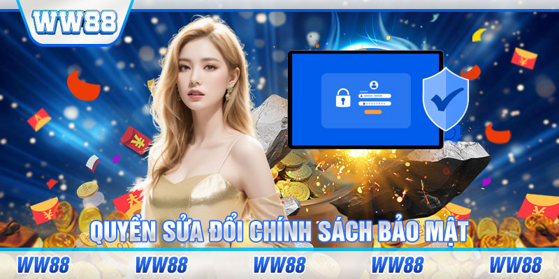 Quyền sửa đổi chính sách bảo mật